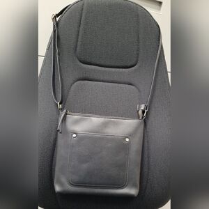 Ardene Black Faux Leather Crossbody Bag